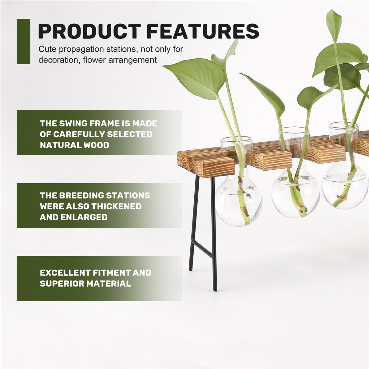 ABFS 번식 스테이션 데스크탑 에어 플랜트 테라리움, - Propagation Station Vase 리뷰 및 가격